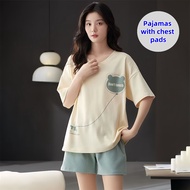 FJOY Korean-style women's home wear set & Sleepwear for women & Padded sleepwear terno padded pajama