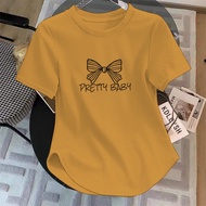 T-shirt Wanita|Premium Printing Distro Spandex Material|Short Sleeve|Tops|Casual Wear|GEN Z T-shirt