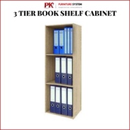 ✨READY STOCK✨3-Tiers Open BookShelf Multipurpose Open Shelf Open Cabinet PKFurniture System