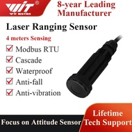 WT53R Masa-Penerbangan (ToF)Modul Sensor Julat Laser, Modul Sensor VL53L1X Jarak 400cm, RS485 Modbus