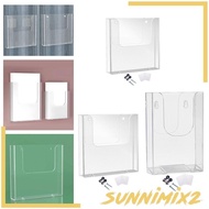 [Sunnimix2] Brochure Holder Wall Mount Holder Pamphlet Holder Holder for Waiting Room