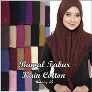 Bawal cotton batu tabur 45"BY GOOD Hijab