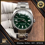 [TOP QUALITY] 0YSTER PERPETUAL 36MM GREEN DIAL 126000 MEN WATCH LUXURY AUTOMATIC JAM TANGAN LELAKI