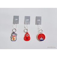 JAPAN BEAMS Embroidered Key Ring Pendant Lucky Item Mount Fuji Cat Tumbler