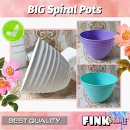 ✾Big Spiral Pots 8x6 Wholesale / Available in 3 Colors