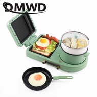 Electric Toaster Oven Barbecue Sausage Grill Breakfast Machine Panini Sandwich Maker Frying Pan Food Steamer Pasta Noodle Cooker