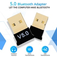 【Ready Stock】Bluetooth 5.0 Receiver USB Wireless Bluetooth Adapter Audio Dongle Sender for PC Computer Laptop Earphone LMP9.X USB Transmitter 4.8