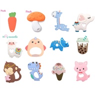 〔 Baby Teether B4D] Various Types Of Infant Silicone Toys Anti-Eating Hand Healthy Teeth Chewing Gum