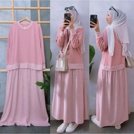 MIDI DHEA STRIPED COLLAR