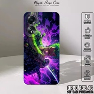 HP Oppo A38 4G Softcase - Oppo A38 4G Casing Roronoa Zoro Motif - Oppo A38 4G Phone Case - Oppo A38 
