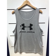 [Under Armour] Training Graphics Men's Vest Breathable Quick-Drying Gray- 1329589-036