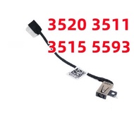 DC Power Jack with cable For Dell Inspiron 3520 3511 3515 5593 Laptop DC-IN Charging Flex Cable 04vp