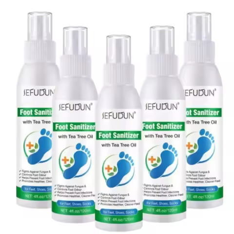 1-5Pcs Foot Deodorization Spray Removal Odor with Tea Tree Oil Foot Sanitizer Spray Moisturize Foot 