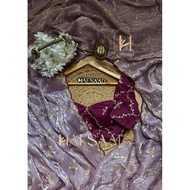 SATIN ORGANZA SAREE WITH BLOUSE MATERIAL