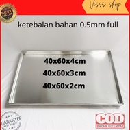 CODE F86G Pastry Oven Pan Size 4x6x2 4x6x3 4x6x4 Aluminum Material 5mm Thickness FULL CAKE Tray