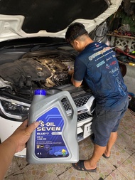 น้ำมันเครื่อง S-oil7 BLUE#7 CK-4 10W30 ดีเซล สังเคราะห์แท้ ระยะเปลี่ยนถ่าย 15000km.(บรรจุ4 ลิตร)