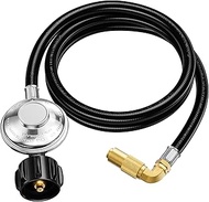 6 Feet Propane Regulator and Hose for Blackstone 17 & 22 Inch Tabletop Griddle, Connect to 5-20 LB P