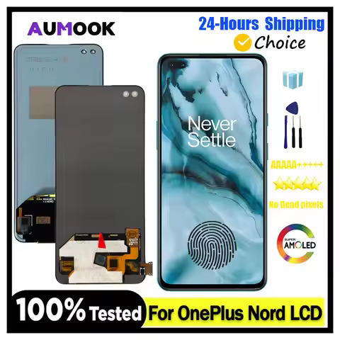 AMOLED Display For OnePlus Nord LCD Display Touch Screen Digitizer for OnePlus Nord AC2001 AC2003 LC