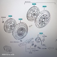 Kopling Set Fortuner Hilux Diesel Original
