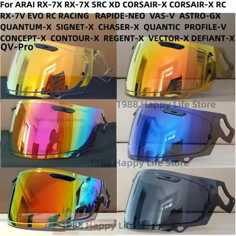 Visor for Arai QV-Pro RX7X CORSAIR-X RX-7V RX7V NEO XD VAS-V VECTOR-X Vector X Defiant-X Defiant X Q