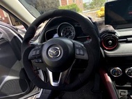 [細活方向盤] 馬自達 MAZDA Mazda2 Mazda3 CX3 CX5 全麂皮款 變形蟲方向盤 方向盤