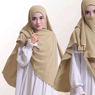 Shawl Sarung Cinta Hijab Galeria, Shawl Lazy Italian Ironless Hijab Galeria, InstantSafiyyah