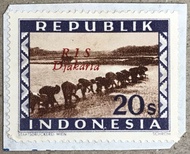 PW545-PERANGKO PRANGKO INDONESIA REPUBLIK 20s RIS DJAKARTA(M)