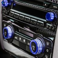 【READY STOCK】NOBELJIAOO 3Pcs/4Pcs Car Air Conditioning Sound Knob Cover Car Interior Decoration For 