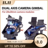 9IMOD Mini Camera Platform 20G FPV Gimbal Anti-Vibration Camera Mount Dual Axis Servo Gimbal For 28x