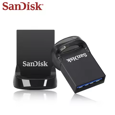 SanDisk Ultra Fit CZ430 USB3.2 Gen1 Mini Flash Drive Up to 400MB/s Encryption Pendrive 32GB 64GB 128