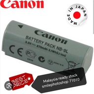 Canon NB-9L 3.5V 870mAh Rechargeable Lithium-Ion Battery