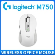 Logitech | Logitech M750 Signature Plus Mouse - Soft Thumb Rest Smart Wheel Silent Clicks 20-Month B