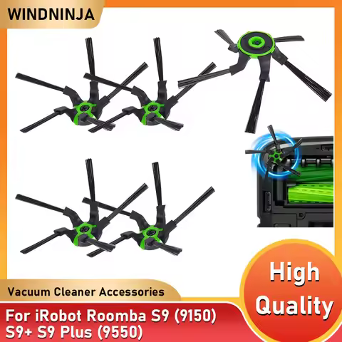 Side Brush For iRobot Roomba S9 (9150) S9+ S9 Plus (9550) Robot Vacuum Cleaner Side Brush For Effici