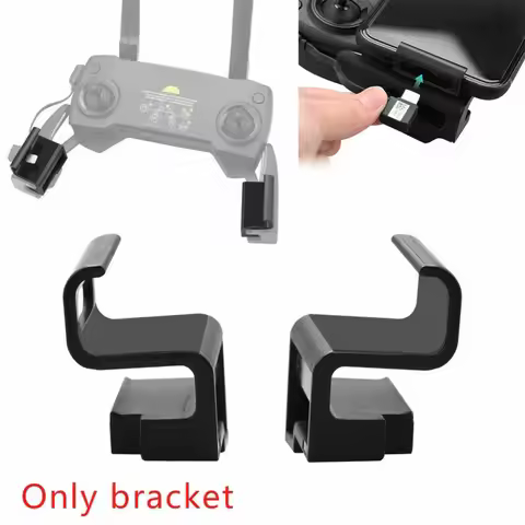 1 Pair Black Phone Holder Clip Mount Bracket for DJI Mavic Mini/ Mavic 2 Pro/ Air Spark