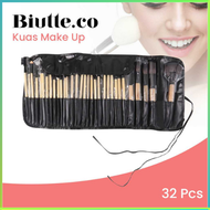BEST SELLER Biutte.co Professional Brush Make Up 32 Set dengan Pouch / alat make up lengkap 1 set mu