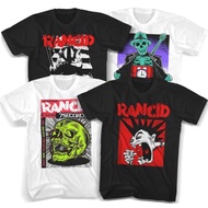 RANCID 7 SECONDS Music T-shirt, 24s thick Distro t-shirt for men and women