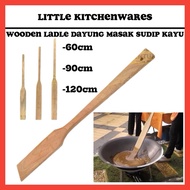 Paddle Bot | Wooden Ladle | Dayung Masak | Sudip Kayu Panjang | Pendayung Kayu Sampan | Dayung Kayu 