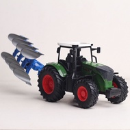 Large Size Children's Toy Tractor Model Farm Plowing Harvesting Machine Farmer Car Simulation Engine