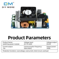 Diymore 220V to 24V AC-DC Switching Power Supply 350W High-Power Module 15A Adjustable Power Supply