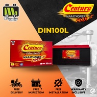 Installation Provided Century Marathoner Max DIN100 DIN100L Car Battery Bateri Kereta