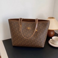 D5K1 CD New Style Large-Capacity Letter Printing Large Bag Work Commuter One-Shoulder Portable Retro