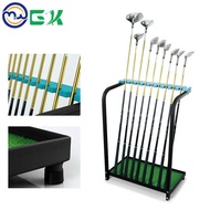PGK Golf Club Rack Practice Equipment Metal Easy Install Storage BQG9