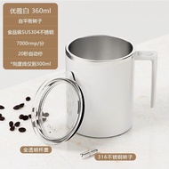 ถ้วยกาแฟเซรามิกแบบหมุนไฟฟ้าแบบชาร์จได้ ถ้วยดื่มน้ำแบบหมุนแบบหมุนได้ 316 วัสดุสแตนเลส ถ้วยดื่มน้ำแบบห