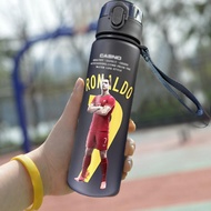 Ronaldo Water Bottle Premium Protein Shaker Blender Free Water Mixer Bottle Fitness Gym Sports G2H6
