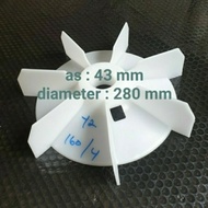 SALE FAN MOTOR/KIPAS DINAMO UNTUK 15-20HP Y2 160-4.6.8 AS 43MM OD