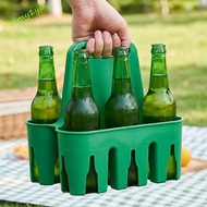 JEREMY Portable Beer Holder, Plastic 6 Pack Capacity Beer Bottle Carrier, Utility Tool Cup Organizer