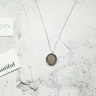 透明相片盒蒸汽朋克項鍊齒輪毛衣鏈兩面可戴