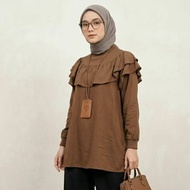 Azalea Blouse Top Wanita POLOS ComfortableELEGAN to wear