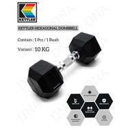 Fixed Hexagonal Dumbell 10 KG KETTLER / Hexagonal Dumbell - ORIGINAL