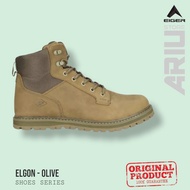 SEPATU BOOTS PRIA EIGER ELGON ORIGINAL SHOES - OLIVE